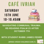 Café Ivriah with Student Rabbi James Feder
