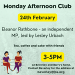 Monday Afternoon Club