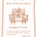 B'nei Mitzvah Family Shabbat Dinner